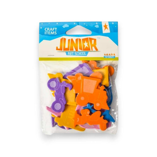 Picture of CRAFT FOAM SHAPES TRAFFIC 18 PACK